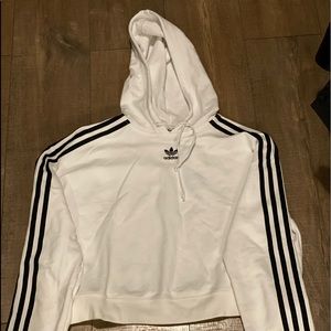 Adidas cropped hoodie Small